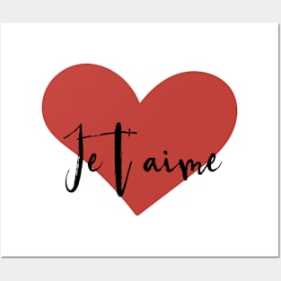 Je T'aime Posters and Art